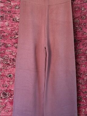 Moon River Women's Pink Knit comfy pants